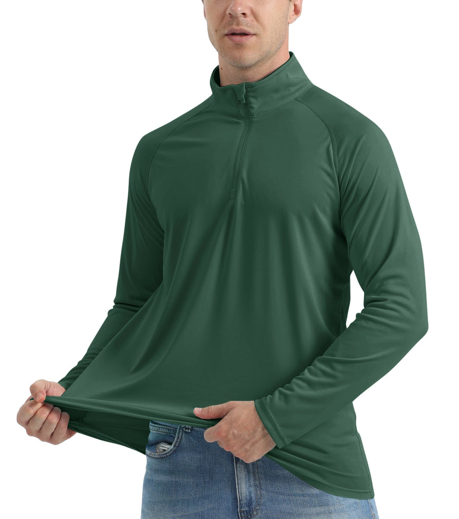 Ashore-shop-Mens- Long-Sleeve-Tee-UPF-50-Sun-UV-Protection-T-Shirt-Men-s-1-4-Zip-Pullover-Outdoor-Shirts-10