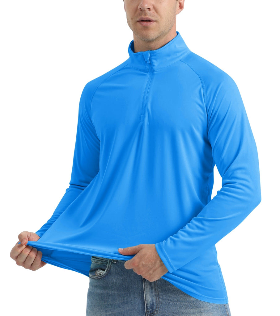 Ashore-shop-Mens- Long-Sleeve-Tee-UPF-50-Sun-UV-Protection-T-Shirt-Men-s-1-4-Zip-Pullover-Outdoor-Shirts-11