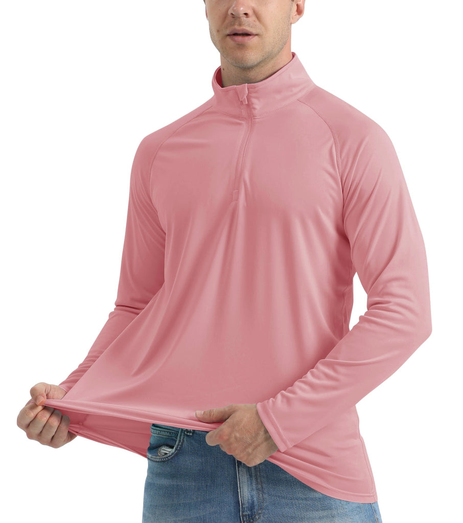 Ashore-shop-Mens- Long-Sleeve-Tee-UPF-50-Sun-UV-Protection-T-Shirt-Men-s-1-4-Zip-Pullover-Outdoor-Shirts-12