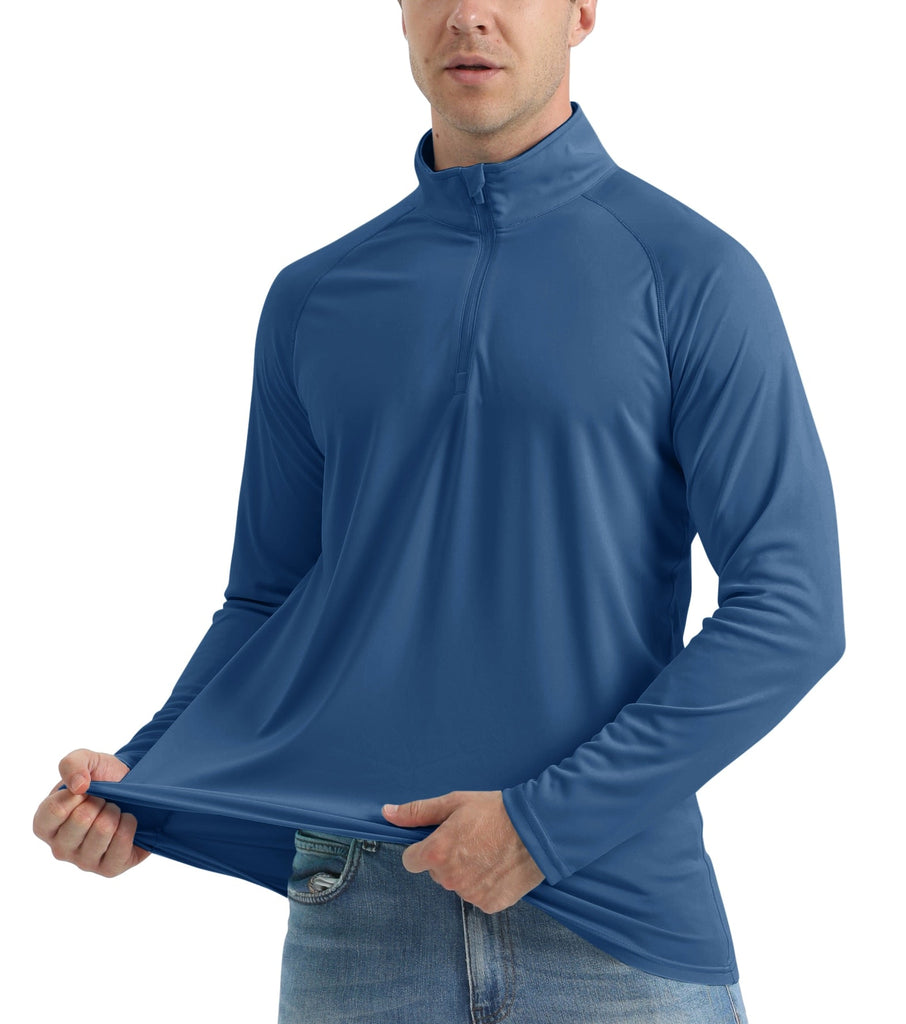 Ashore-shop-Mens- Long-Sleeve-Tee-UPF-50-Sun-UV-Protection-T-Shirt-Men-s-1-4-Zip-Pullover-Outdoor-Shirts-19