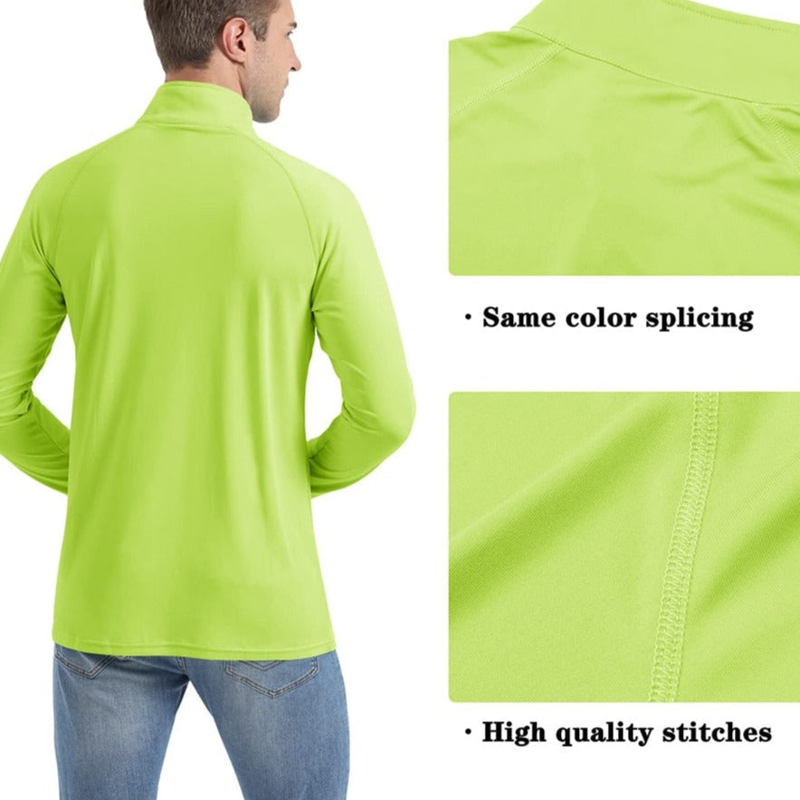 Ashore-shop-Mens- Long-Sleeve-Tee-UPF-50-Sun-UV-Protection-T-Shirt-Men-s-1-4-Zip-Pullover-Outdoor-Shirts-2