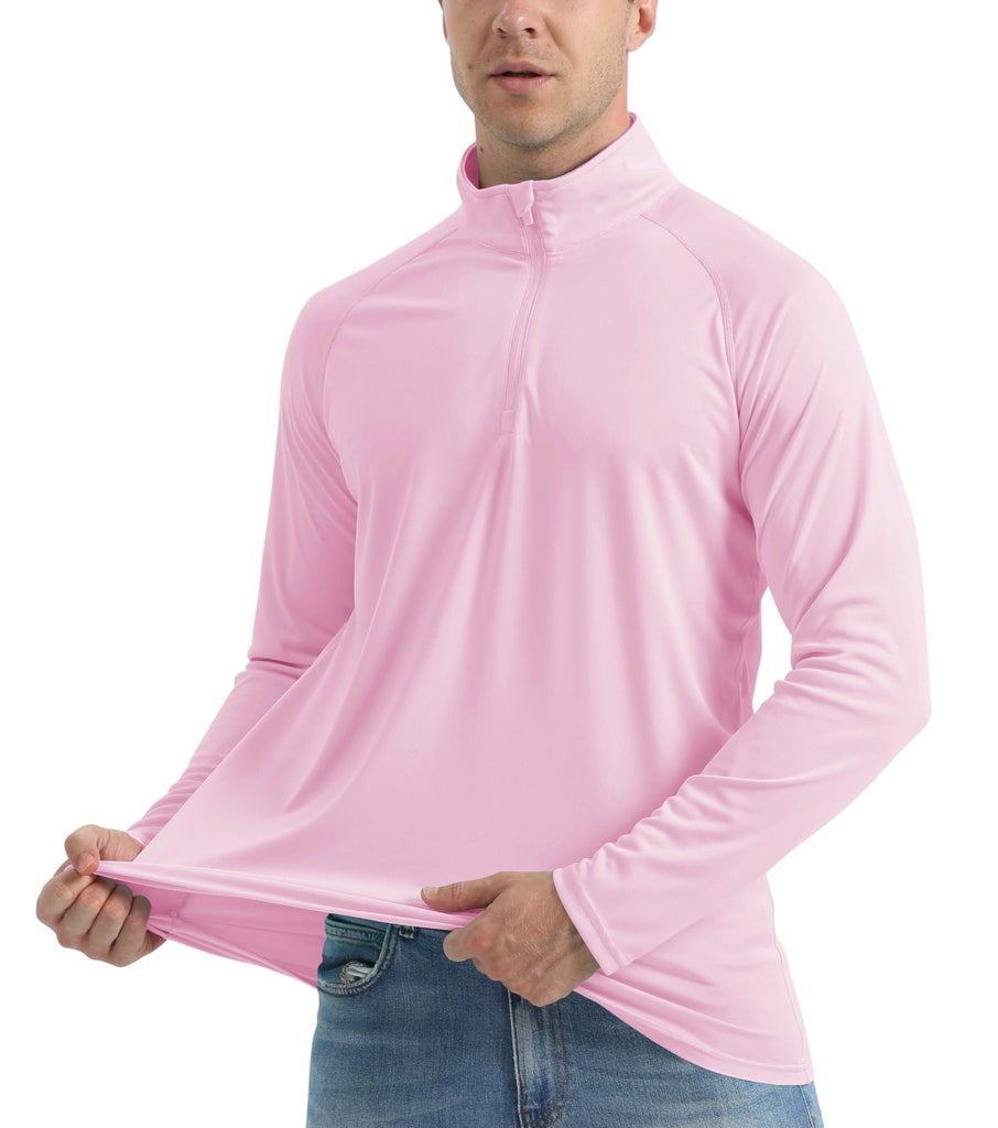 Ashore-shop-Mens- Long-Sleeve-Tee-UPF-50-Sun-UV-Protection-T-Shirt-Men-s-1-4-Zip-Pullover-Outdoor-Shirts-8