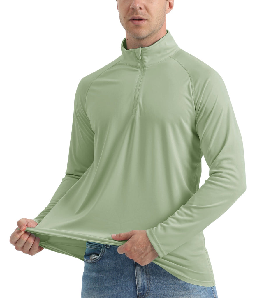 Ashore-shop-Mens- Long-Sleeve-Tee-UPF-50-Sun-UV-Protection-T-Shirt-Men-s-1-4-Zip-Pullover-Outdoor-Shirts=15