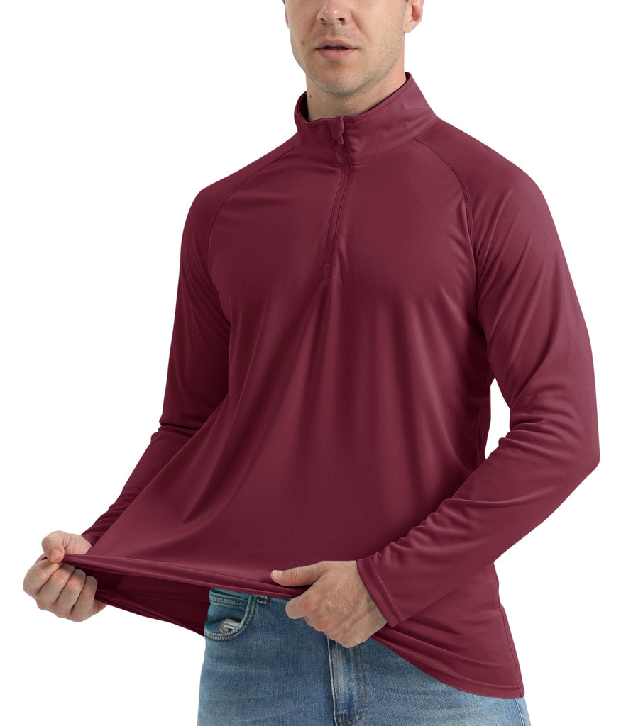 Ashore-shop-Mens- Long-Sleeve-Tee-UPF-50-Sun-UV-Protection-T-Shirt-Men-s-1-4-Zip-Pullover-Outdoor-Shirts-20