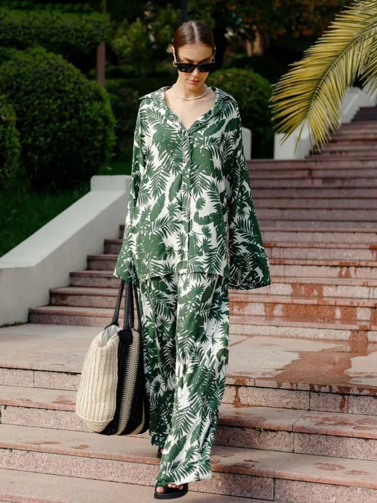 Ashore -Shop- tropical-print-oversized-loose-two-piece-Matching-sets-2