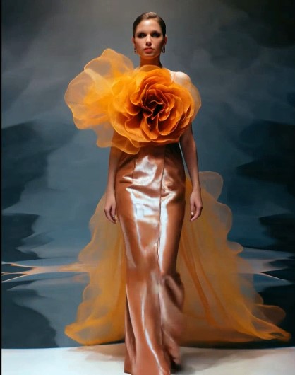 Ashore_Designer_Water_Silk_3D_Flower_Dress_Flowing_Evening_Dress-1