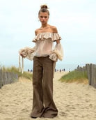 Ashore_Off-the-shoulder_Ruffle_Blouse-1