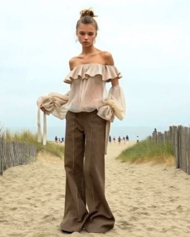 Ashore_Off-the-shoulder_Ruffle_Blouse-1