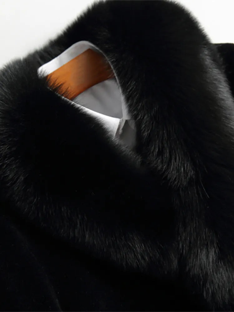 Ashore Shop-Mens-Fur Coats-Winter-Long-Black-Thick-Warm-Faux-Fur-Coat-Men-with-Fox-Fur-Collar-Coat-4