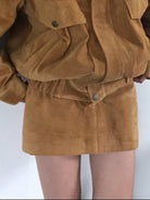 Ashore_Shop_2025_Women_s_Faux_Suede_Two_Piece_Outfit_Sets_Loose_bomber_jackets_and_mini_skirts--4