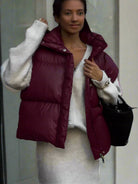 Ashore_Shop_Burgundy_Women_s_Winter_Warm_Hooded_Bubble_Jacket-1