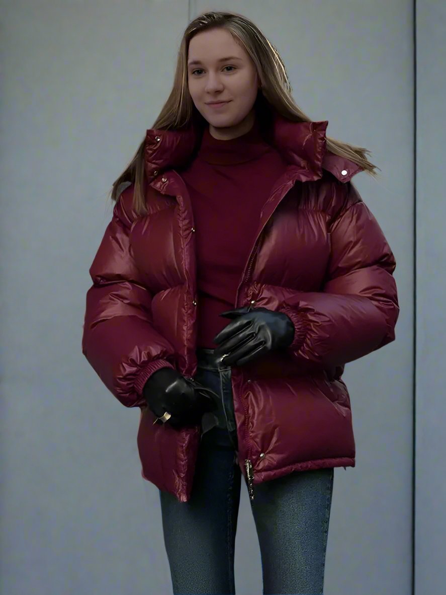 Ashore_Shop_Burgundy_Women_s_Winter_Warm_Hooded_Bubble_Jacket-4