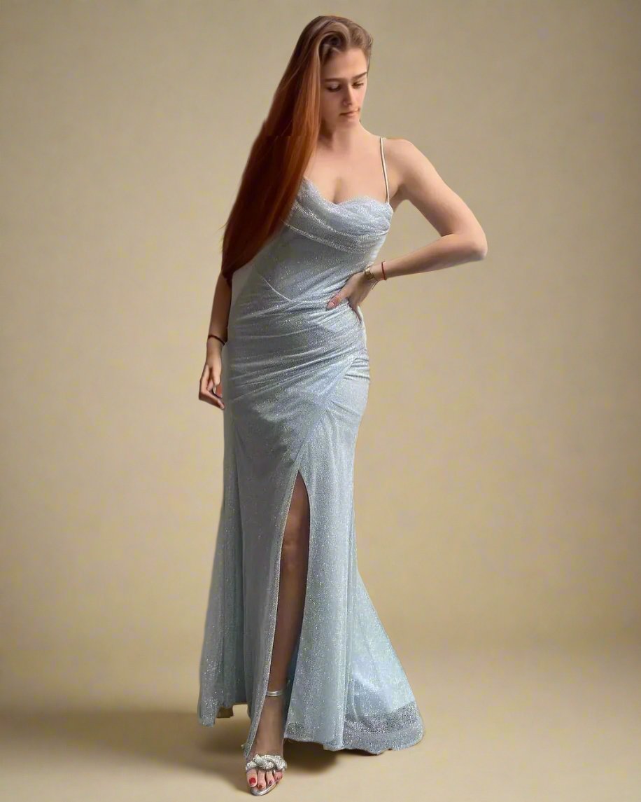 Ashore_Shop_Spaghetti_Straps_Lightweight_Mesh_Prom_Dress-Silver