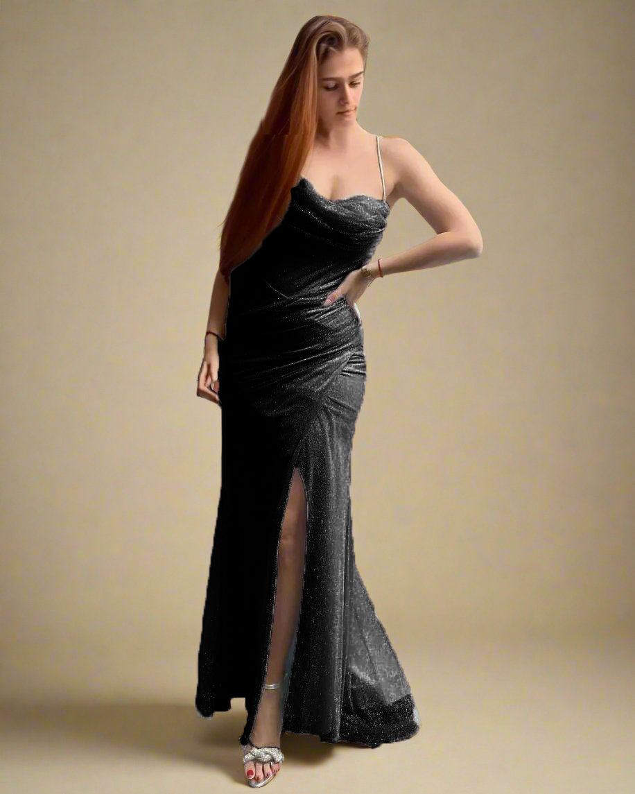 Ashore_Shop_Spaghetti_Straps_Lightweight_Mesh_Prom_Dress-black