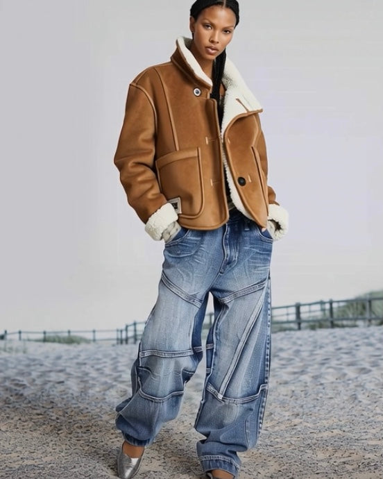 Ashore_Shop_Western_Cowgirl_Short_Suede_Fur_Reversible_Jacket-5