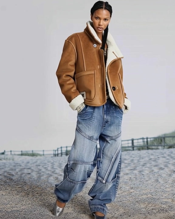 Ashore_Shop_Western_Cowgirl_Short_Suede_Fur_Reversible_Jacket