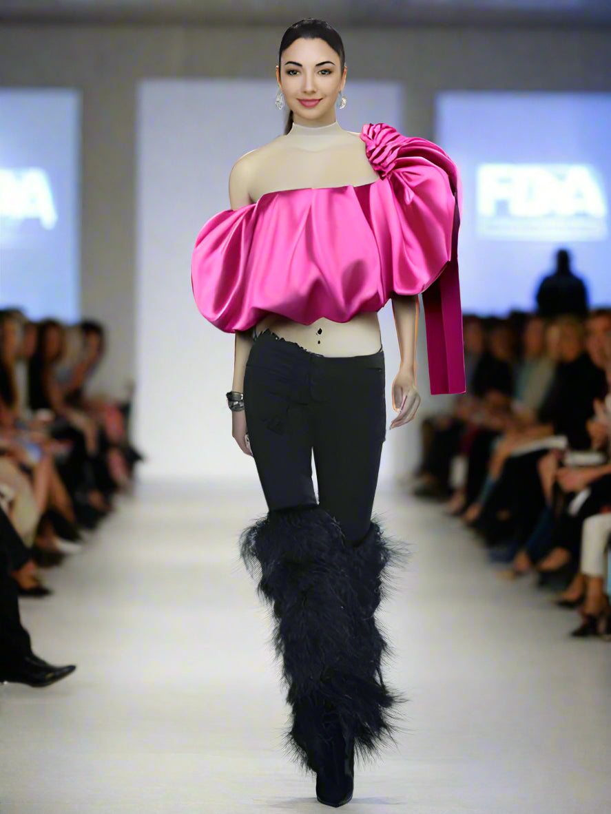 Ashore_Shop_Women_Designer_Stylish_Stand_Out_Black_White_Blue_Tassel_Boots