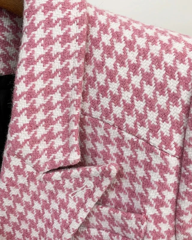 Ashore_Shop_s_Classic_Houndstooth_Double-Breasted_Blazer_for_women-3