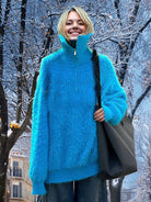 Ashore_Shop_women_s_pullover_Mohair_sweater_Zipper_opening_high_collar-1