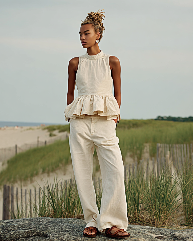 Ashore_Summer_Vacation_Linen_Sets_with_Back_Zipper_Opening-3
