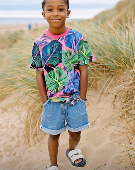 Ashore_Unisex_Boys_Palm_Leaves_Tees_Cotton_or_Wicking_Poly-7