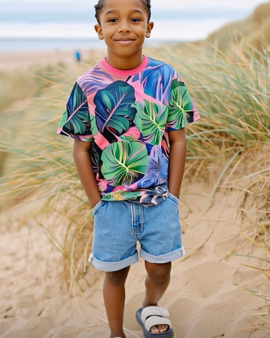 Ashore_Unisex_Boys_Palm_Leaves_Tees_Cotton_or_Wicking_Poly-8