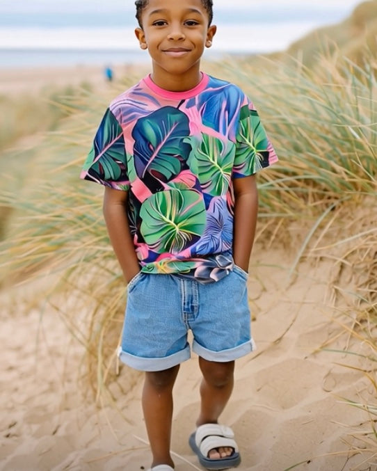 Ashore_Unisex_Boys_Palm_Leaves_Tees_Cotton_or_Wicking_Poly-9
