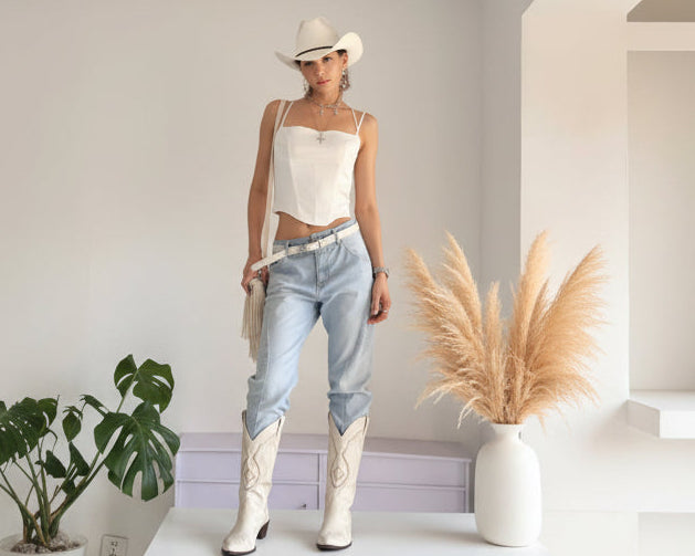 Ashore_Western_Shop_rich_brown_leather_finish_with_embroidery_cowgirl_high_brown_boot_1