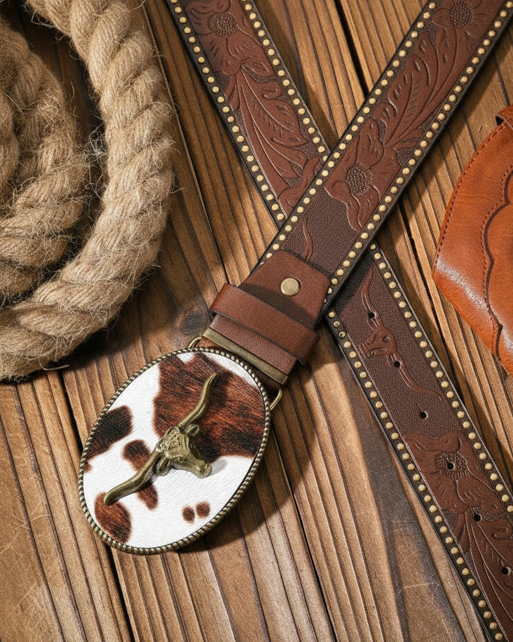 Ashore_shop_Western_Western_Metal_Buckle_PU_Leather_Belts
