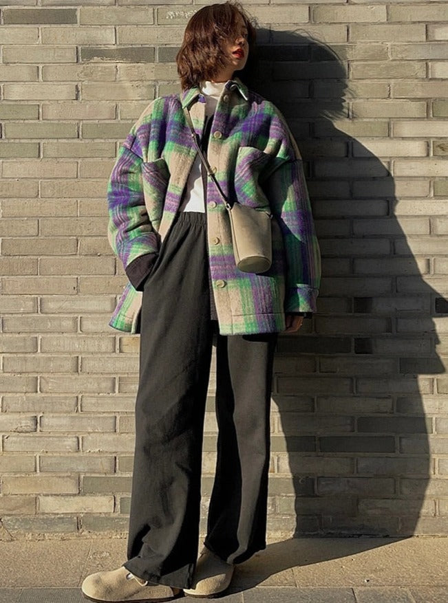 Ashoreshop-Autumn-Winter-Loose-Casual-Colorful-Plaid-Woolen-Chirt-Coats-4