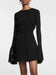Backless Soild Dresses For Women Round Neck Long Sleeve High Wasit Pat ASHORE SHOP Backless Soild Dresses For Women Round Neck Long Sleeve High Wasit Pat ASHORE SHOP