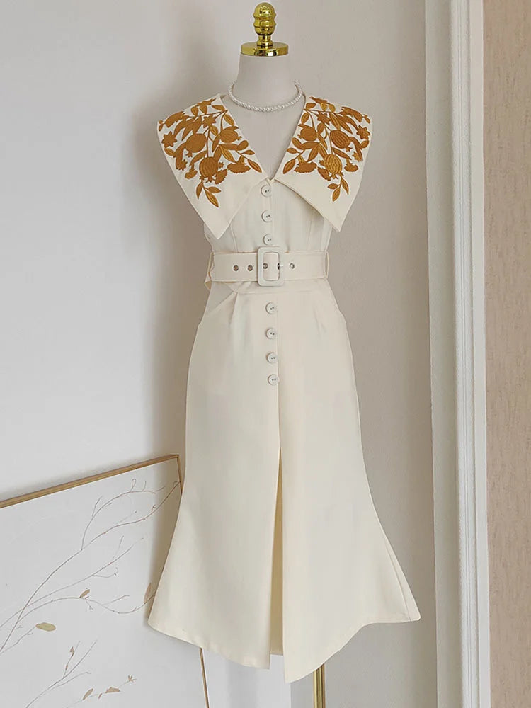 Ashoreshop-Embroidery-Collar-Belt-Vintage-Dresses-For-Women-Elegant-Sleeveless-Party-Dress-2024-4