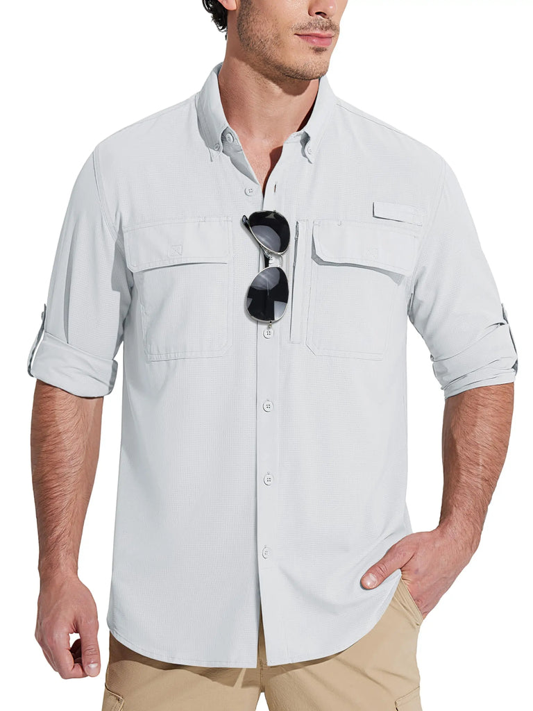 Ashoreshop-Mens-Chest-Pocket-Work-Shirts-Casual-Mens-Long-Sleeve-Lightweight-Quick-Dry-Hiking_outdoor-shirts-0
