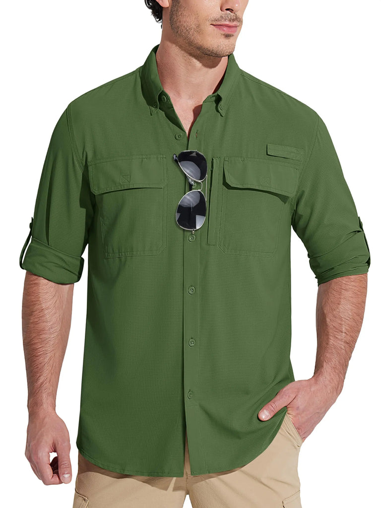 Ashoreshop-Mens-Chest-Pocket-Work-Shirts-Casual-Mens-Long-Sleeve-Lightweight-Quick-Dry-Hiking_outdoor-shirts-3