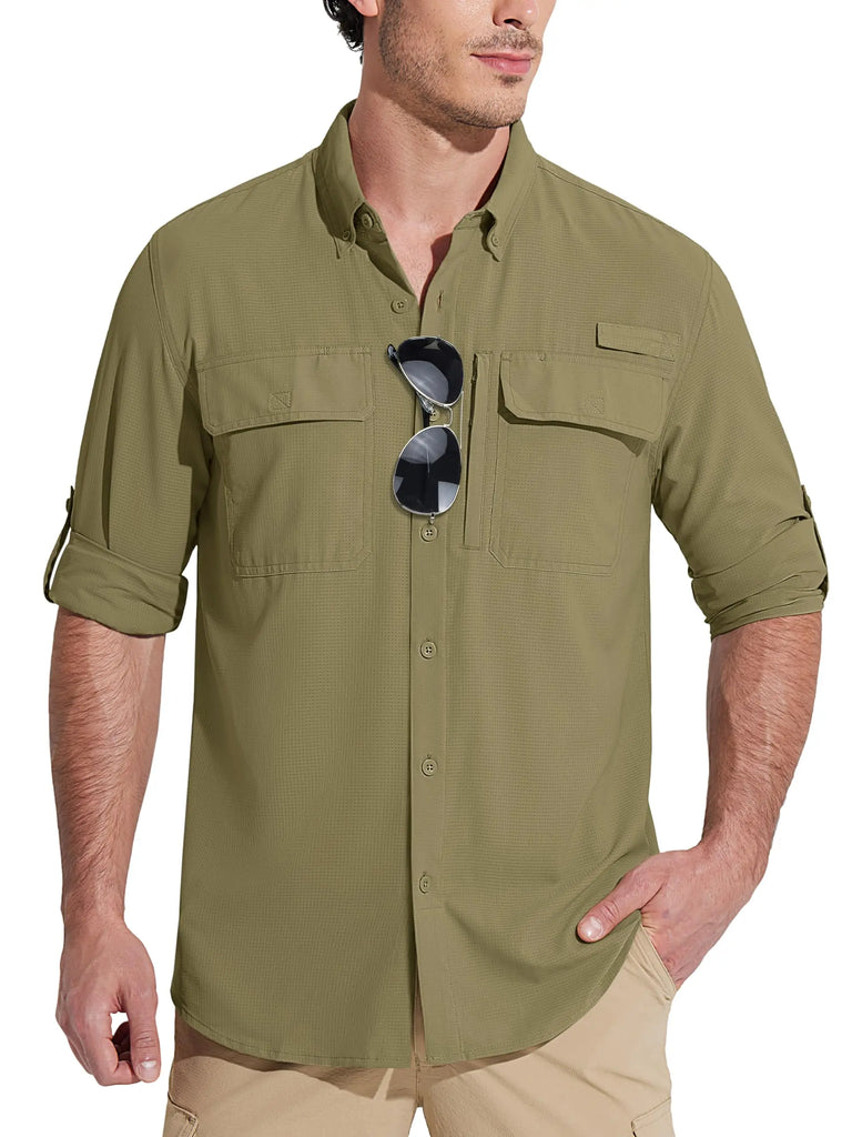 Ashoreshop-Mens-Chest-Pocket-Work-Shirts-Casual-Mens-Long-Sleeve-Lightweight-Quick-Dry-Hiking_outdoor-shirts-4