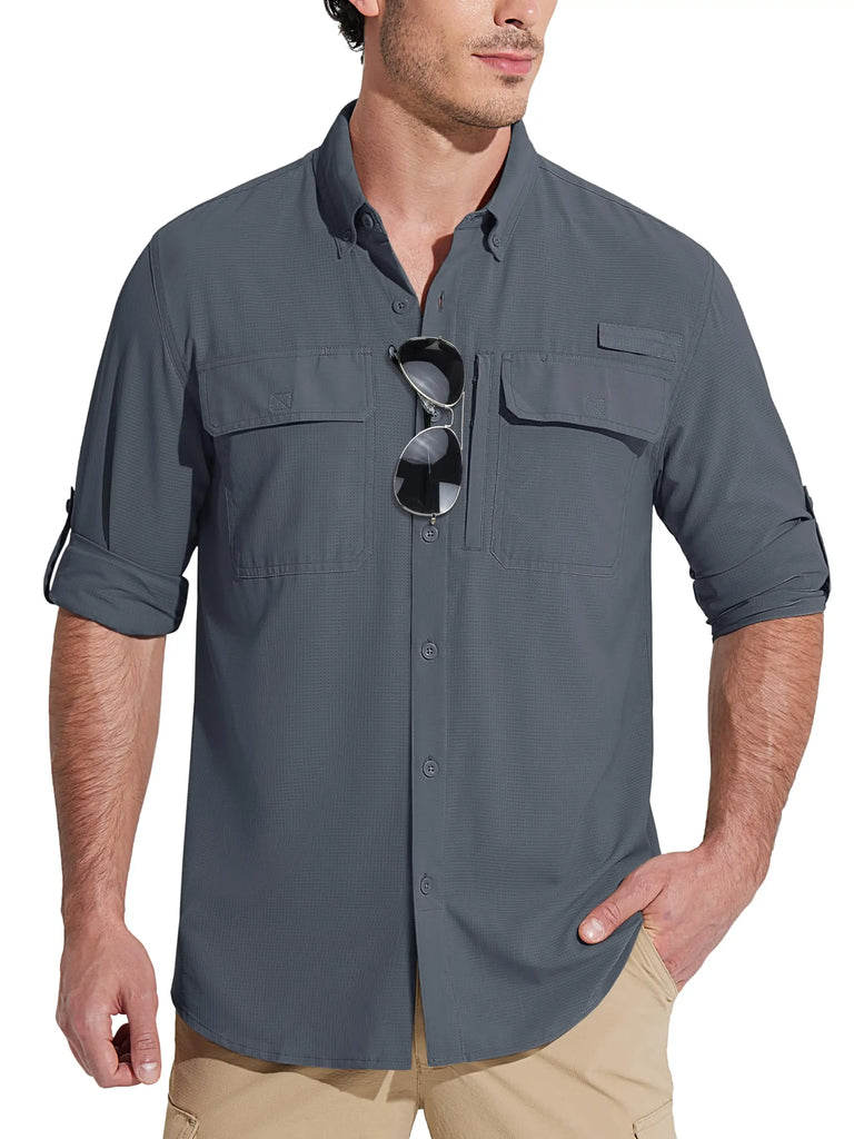 Ashoreshop-Mens-Chest-Pocket-Work-Shirts-Casual-Mens-Long-Sleeve-Lightweight-Quick-Dry-Hiking_outdoor-shirts-9