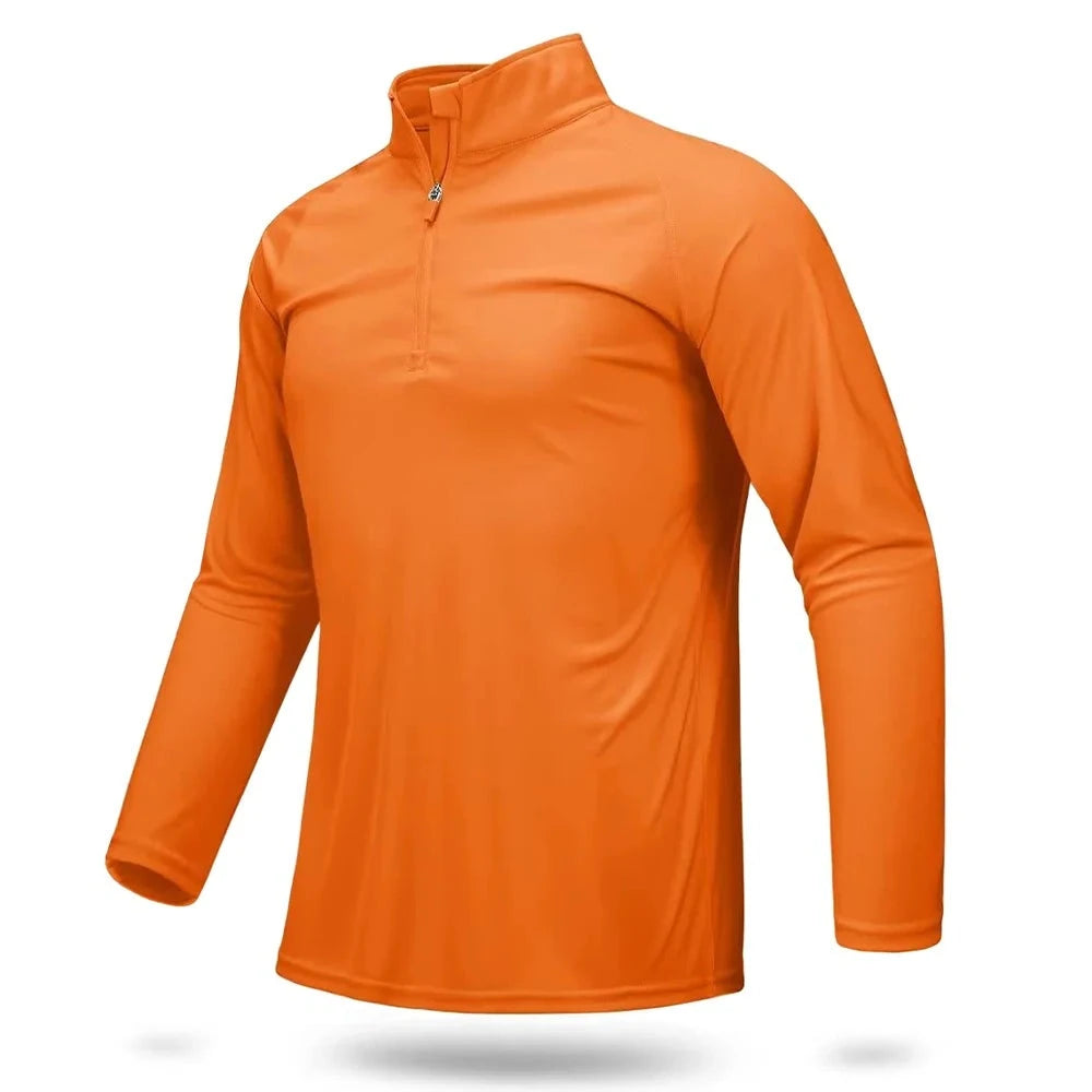Ashoreshop-Mens-Long-Sleeve-TeeUPF-50-T-shirts-Men-s-1-4-Zip-UV-Protection-9a