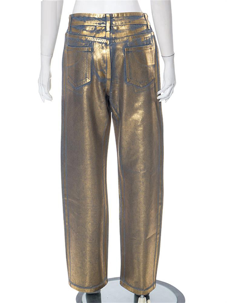 Ashoreshop-Metallic-denim-pants-Fall-Fashion-Vintage-Golden-Gilding-Baggy-Y2k-Denim-Pants-4