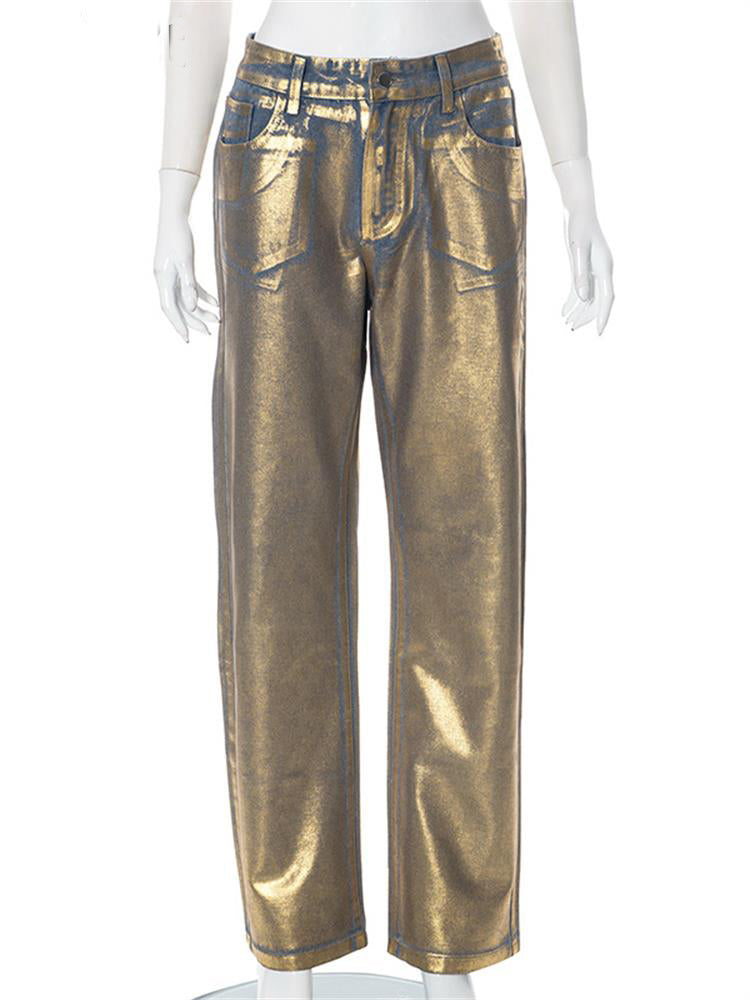 Ashoreshop-Metallic-denim-pants-Fall-Fashion-Vintage-Golden-Gilding-Baggy-Y2k-Denim-Pants-5