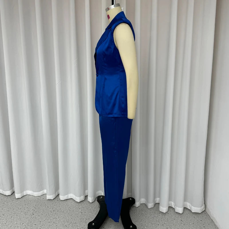 Ashoreshop-Office-2-Piece-Set-Women-Sleeveless-Striped-Printed-V-Neck-Irregular-Single-Breasted-Vest0238934