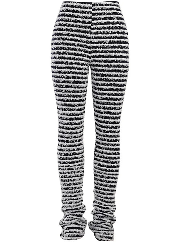 Ashoreshop-Striped-Fluffy-Stacked-Pants-Sporty-Leggings-Skinny-Legging19