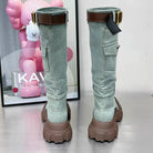 Ashoreshop-Women-Casual-Shoes-Cowboy-Denim-Boots-2023-Winter-Flats-Knee-High-Boots-Motorcycle-Boots-3