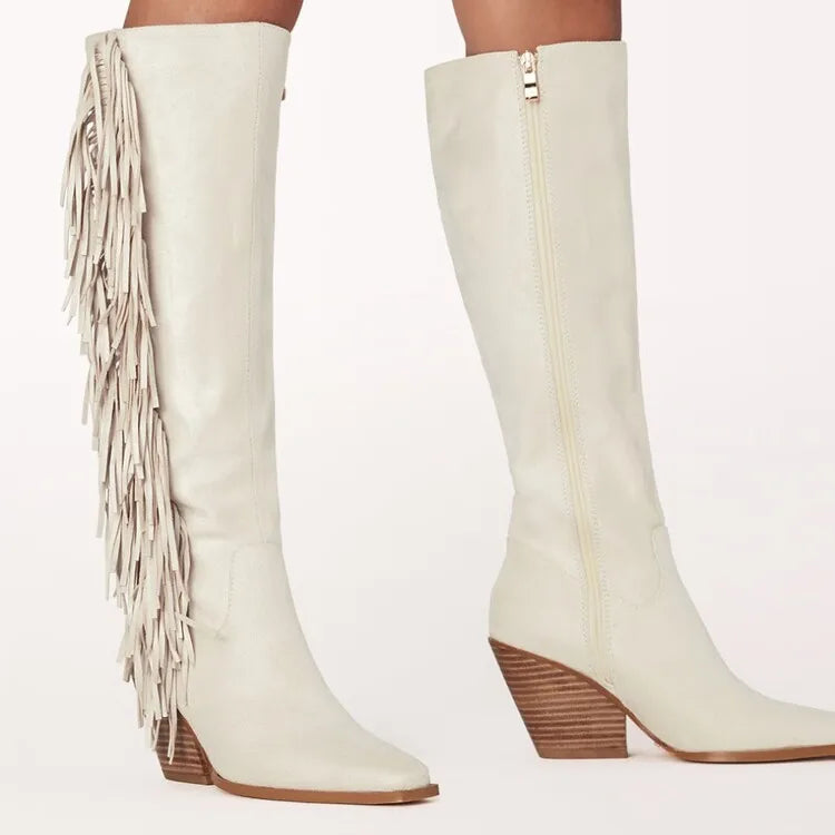 Ashoreshop-cowgirl-white-tassle-boots-Cowboy-Boots-For-Women-Western-Cowgirl-Side-Zip-White-Knee-High-Shoes-4