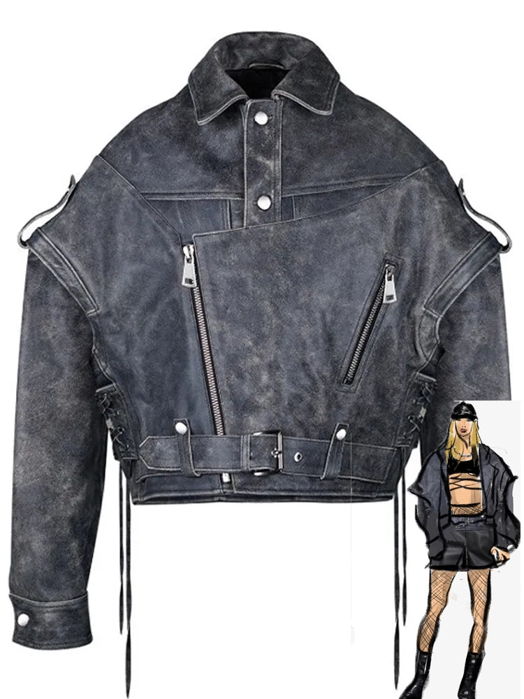 Ashoreshop-washed-Faux-Leather-Short-Coats-Women-Chic-Long-Sleeve-Irregular-Motorcycle-jackets