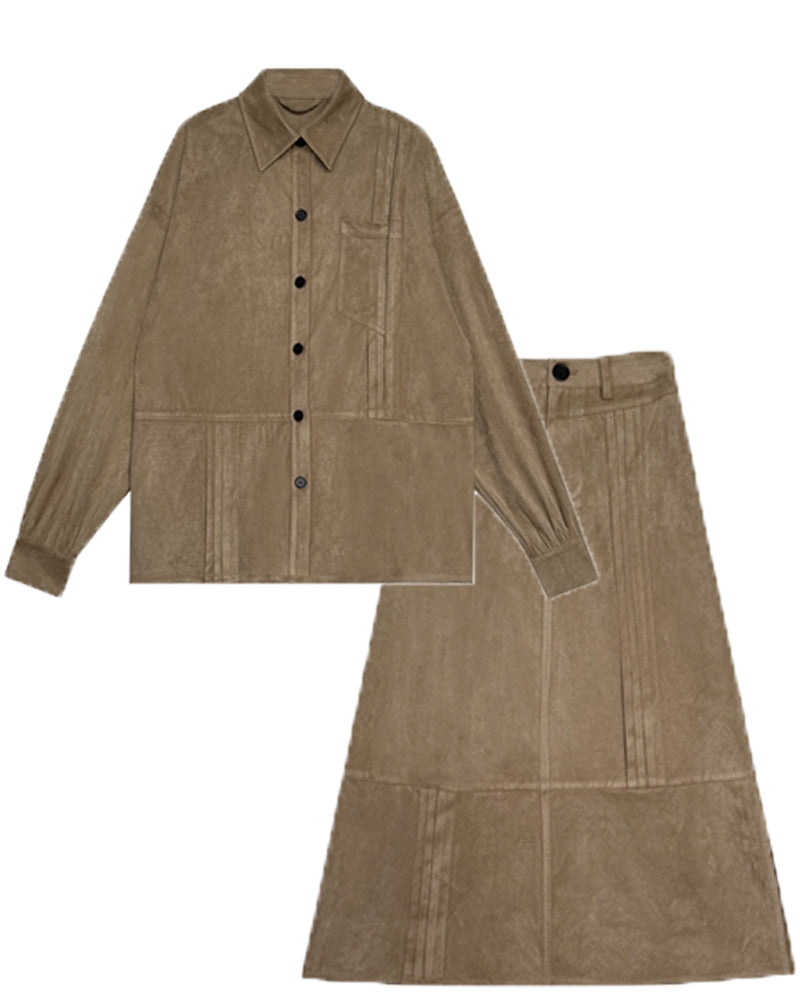 Crush_Suede_Two_Piece_Shirt_and_Long_Skirt_Matching_Outfit_Sets-5
