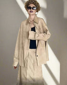 Crush_Suede_Two_Piece_Shirt_and_Long_Skirt_Matching_Outfit_Sets