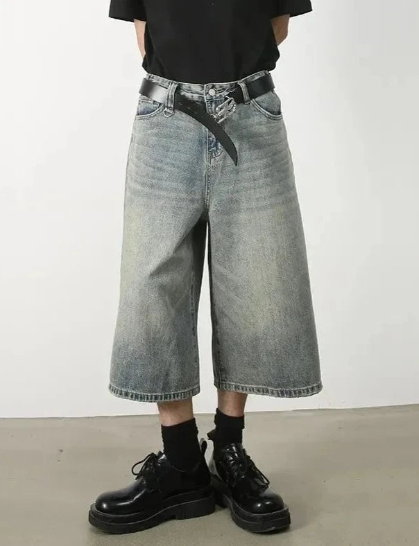 Ashore Shop Vintage Loose Jorts Jeans Y2k Streetwear Oversize