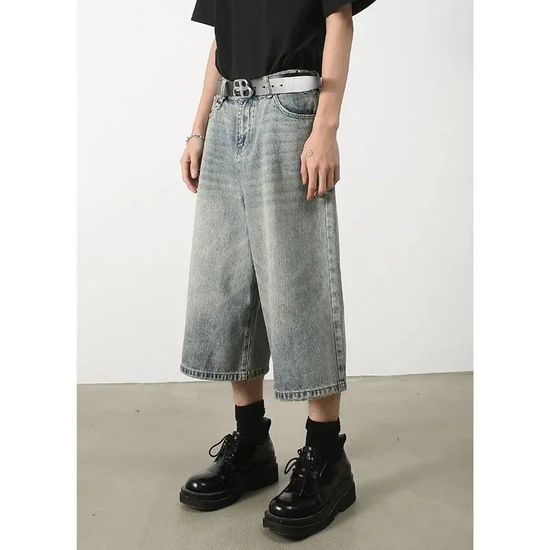 Ashore Shop Vintage Loose Jorts Jeans Y2k Streetwear Oversize
