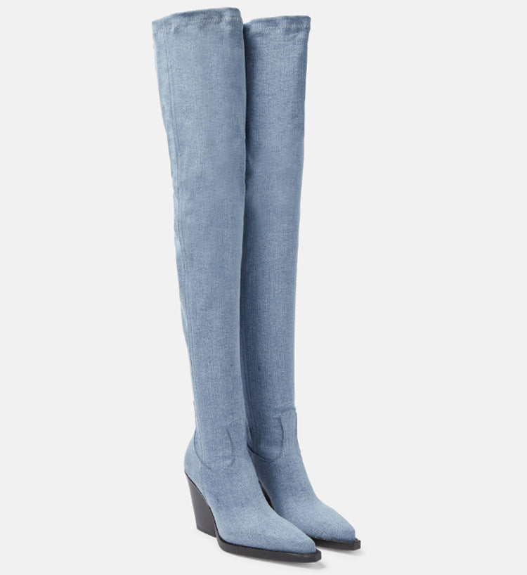 Ashore women’s over-the-knee boots exude modern Western sophistication