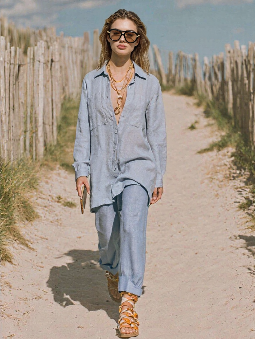 Fresh_linen_Pant_-Shirt_outfits